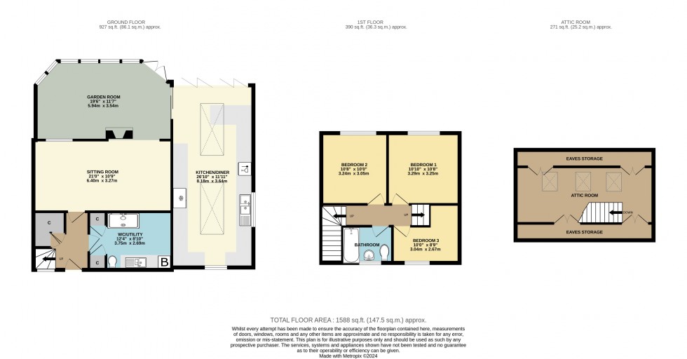 Floorplan for Puddletown, Haselbury Plucknett, Crewkerne