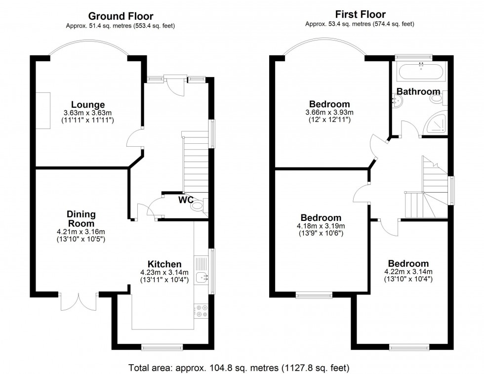 Floorplan for Preston Grove, Yeovil