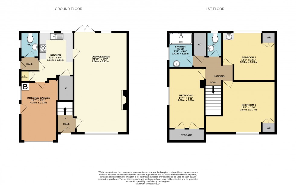 Floorplan for St. James's Close, Yeovil