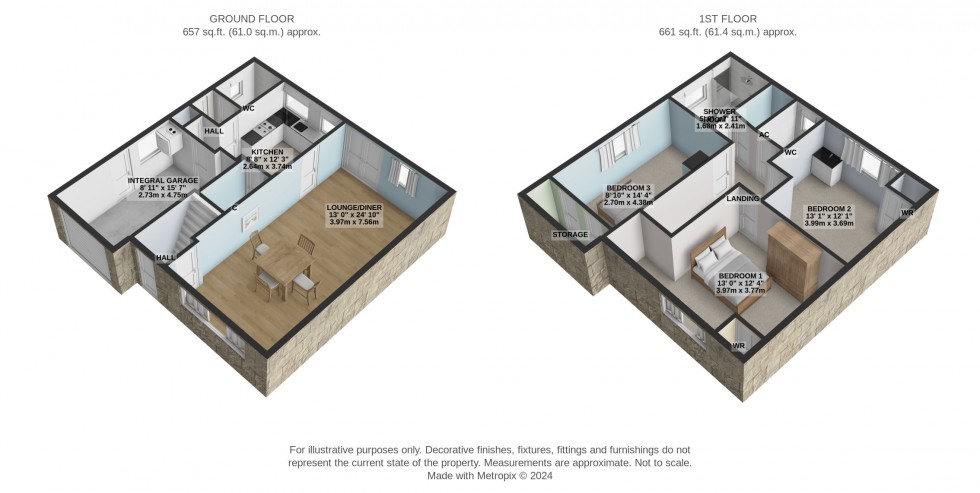 Floorplan for St. James's Close, Yeovil